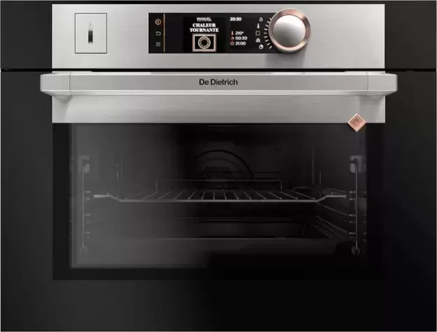 Комбинированный духовой шкаф с паром 45см De Dietrich DKR7580X